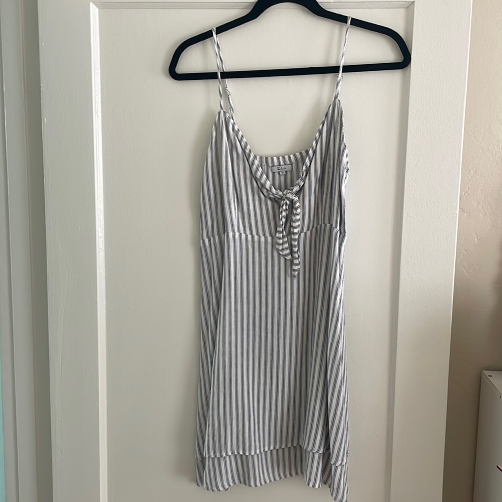 Rails blue and white stripped dress